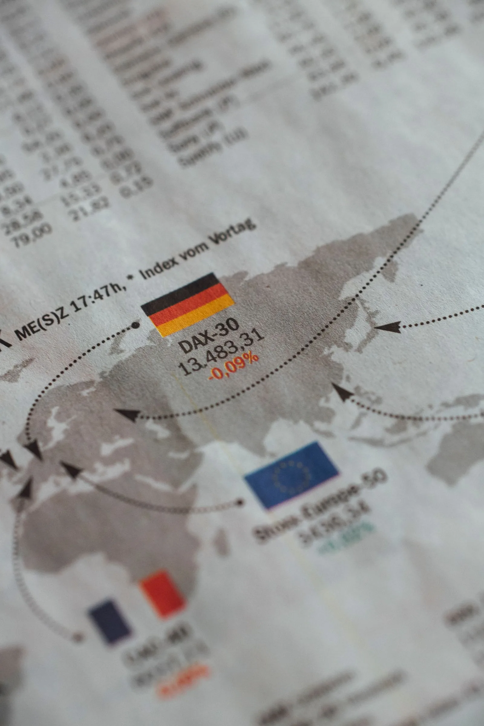 International trade goods moving through a busy market